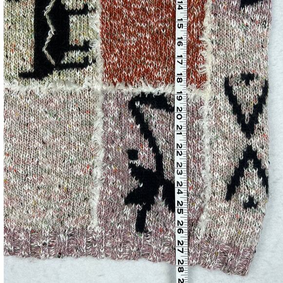 Vintage 90s Carducci Women’s Mohair Blend Sweater Shoulder Pads Size M Cabincore - Picture 4 of 8